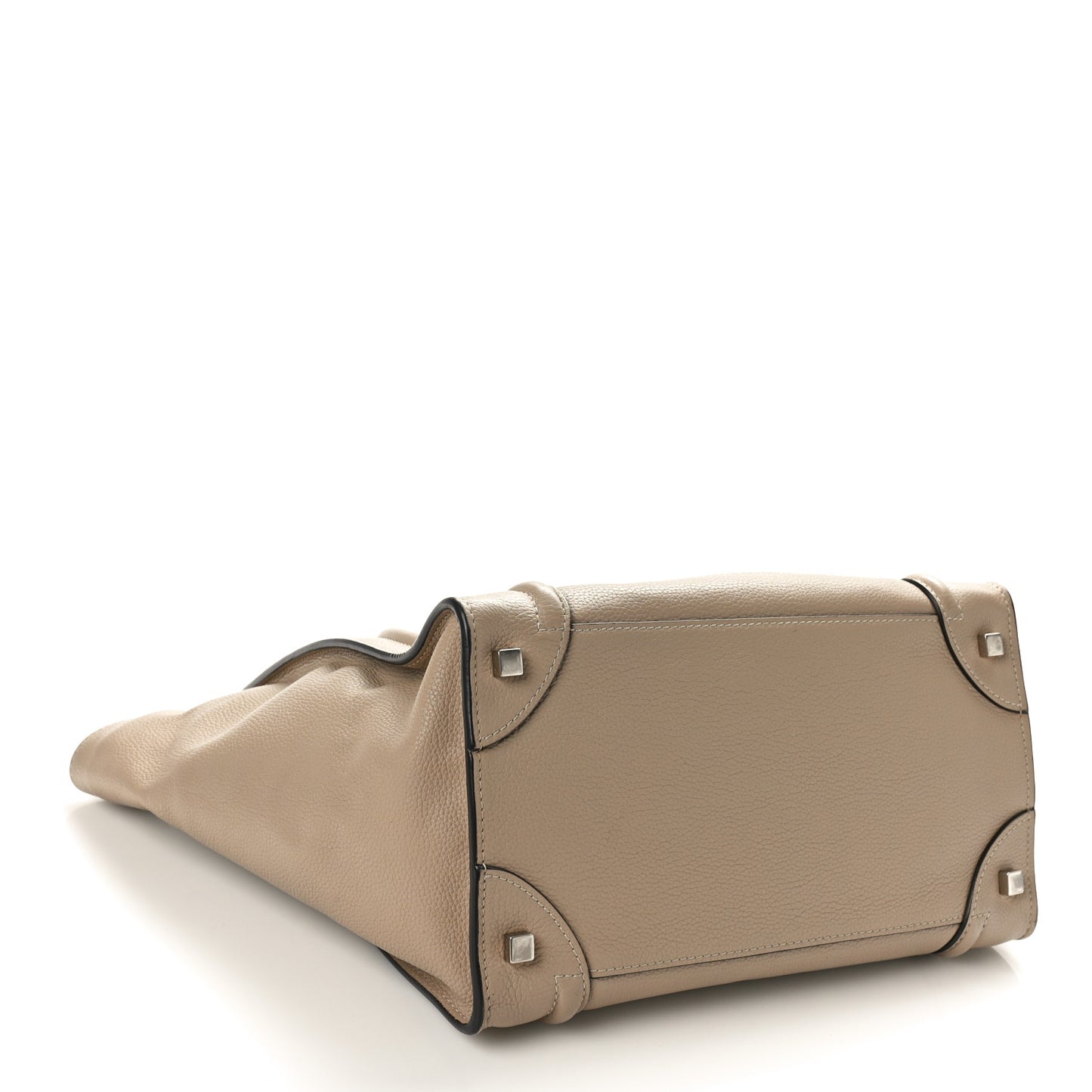 Drummed Calfskin Mini Luggage Dune