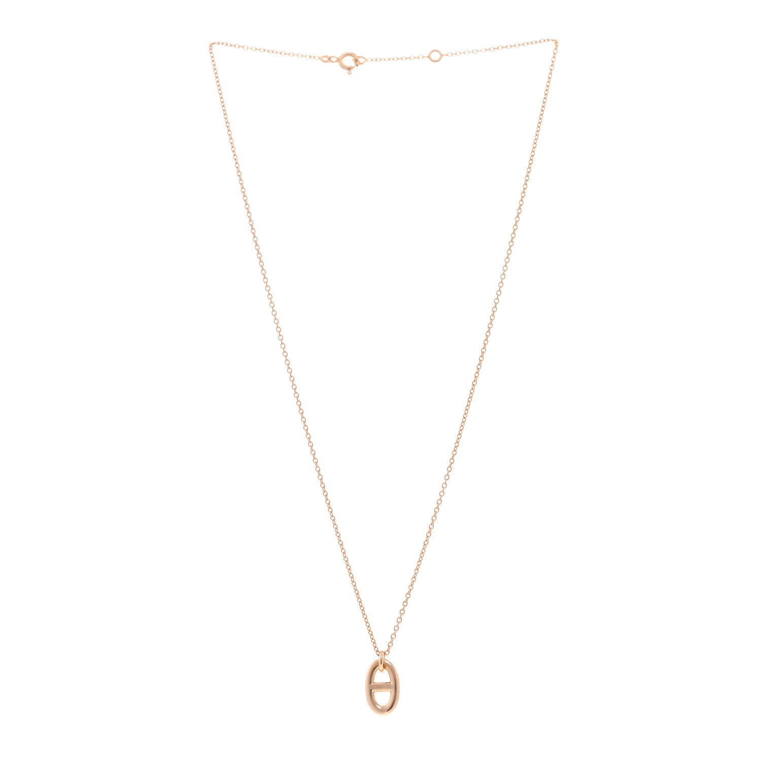 Hermes 18K Rose Gold PM Farandole Pendant Necklace 3 of 5