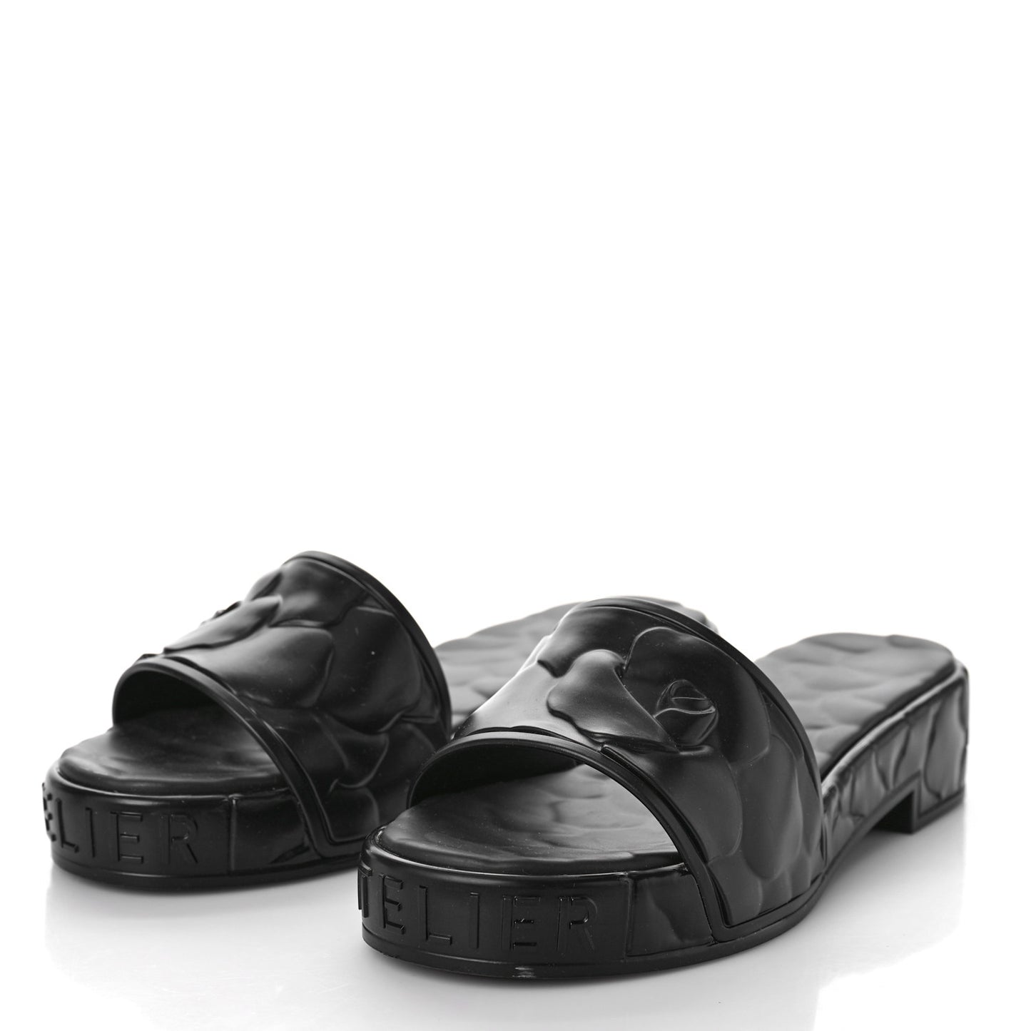Rubber Atelier 03 Rose Edition 25/40mm Platform Slide Sandals 35 Black