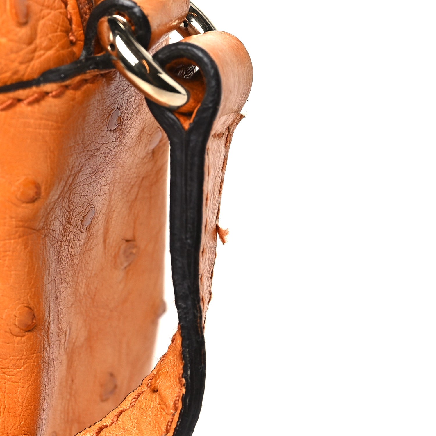 Gucci Ostrich Small Soho Disco Bag Orange 11 of 11