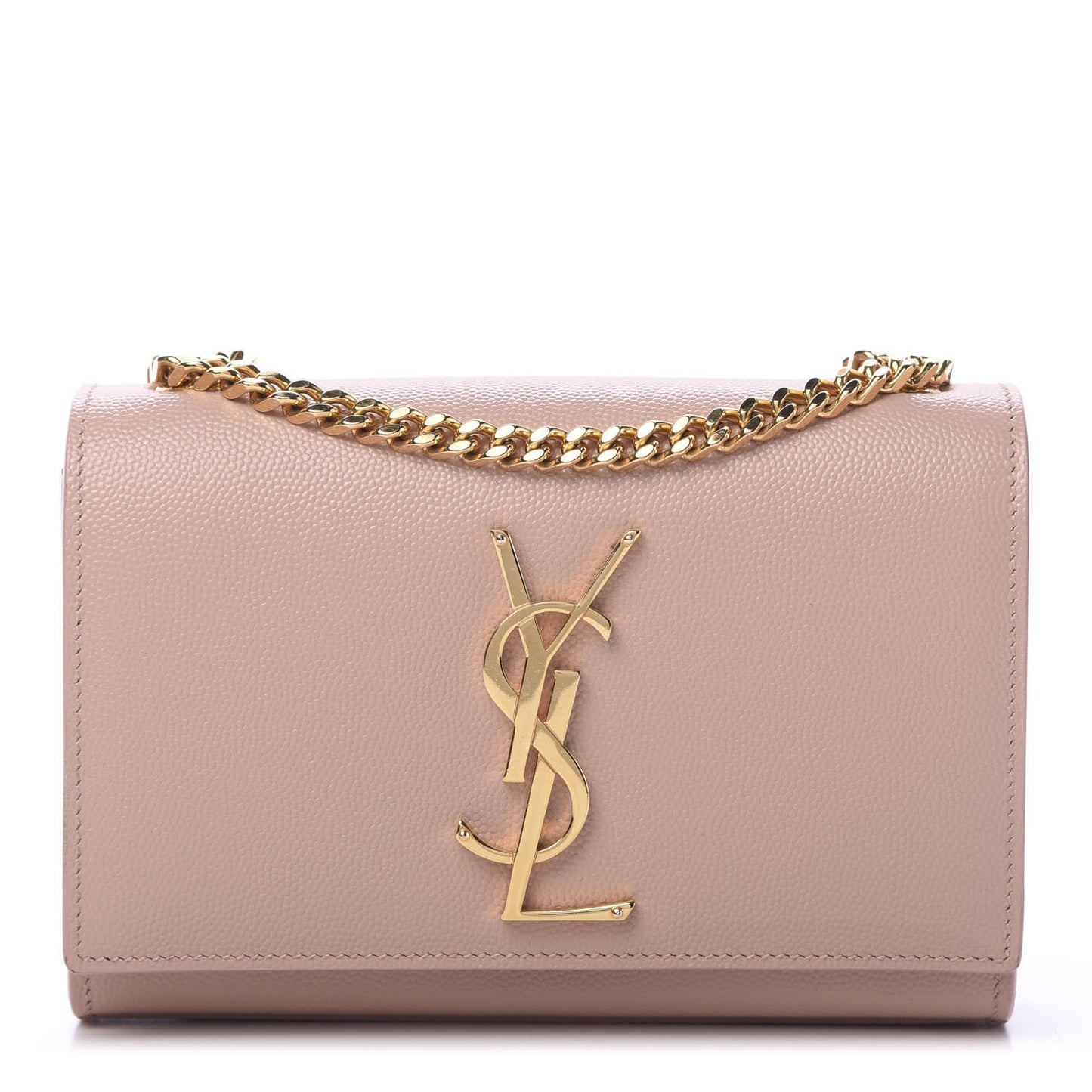 Grain De Poudre Small Monogram Kate Satchel Pale Pink