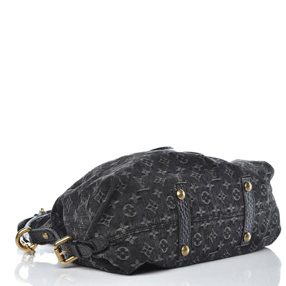 Louis Vuitton Denim Neo Cabby MM Black 5 of 11