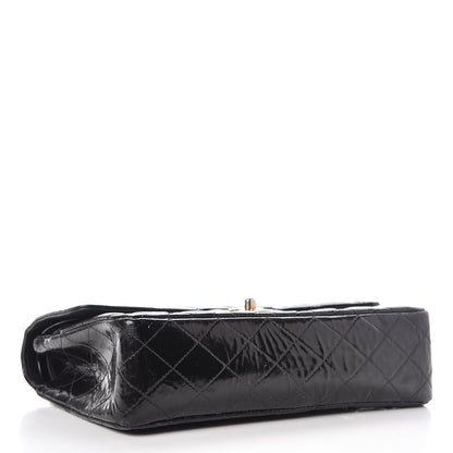 Chanel Patent Quilted Medium Double Flap Black 4 of 18