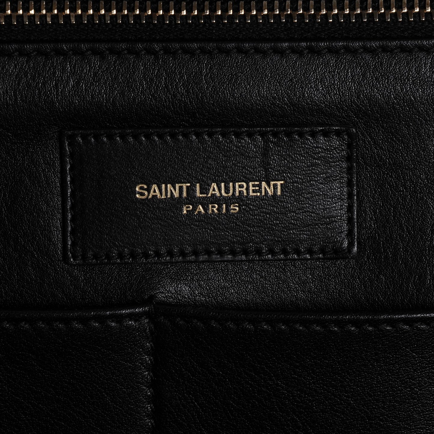 Calfskin Medium Classic Y Cabas Black