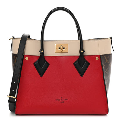 Louis Vuitton Calfskin Monogram On My Side Pirate Red 1 of 11