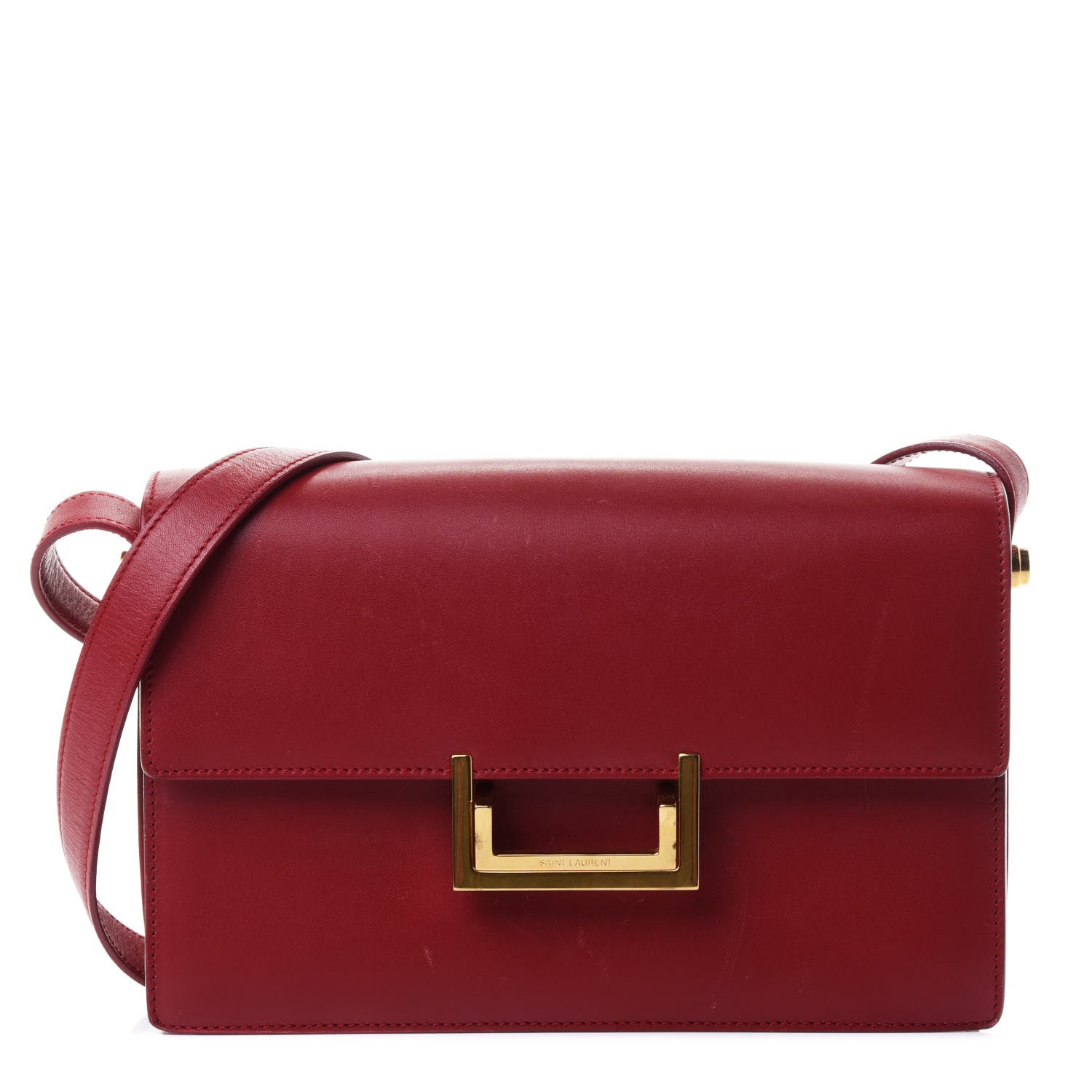 Saint Laurent Calfskin Medium Classic Lulu Bag Red 1 of 4