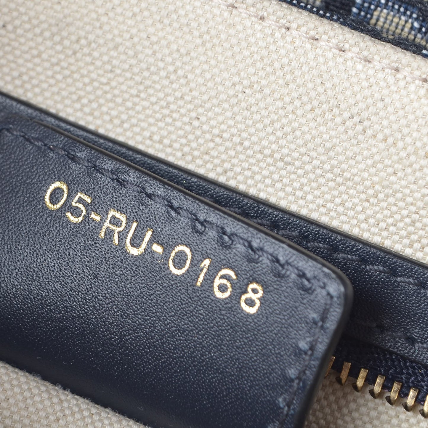 Oblique Saddle Bag Blue