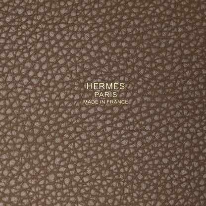 Hermes Taurillon Clemence Picotin Lock 22 MM Etoupe 6 of 11