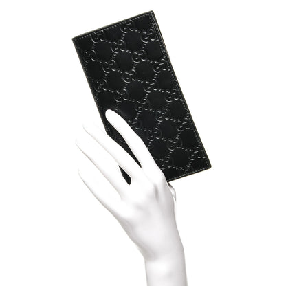 Gucci Guccissima Margaux Calfskin Avel Wallet Black 2 of 7