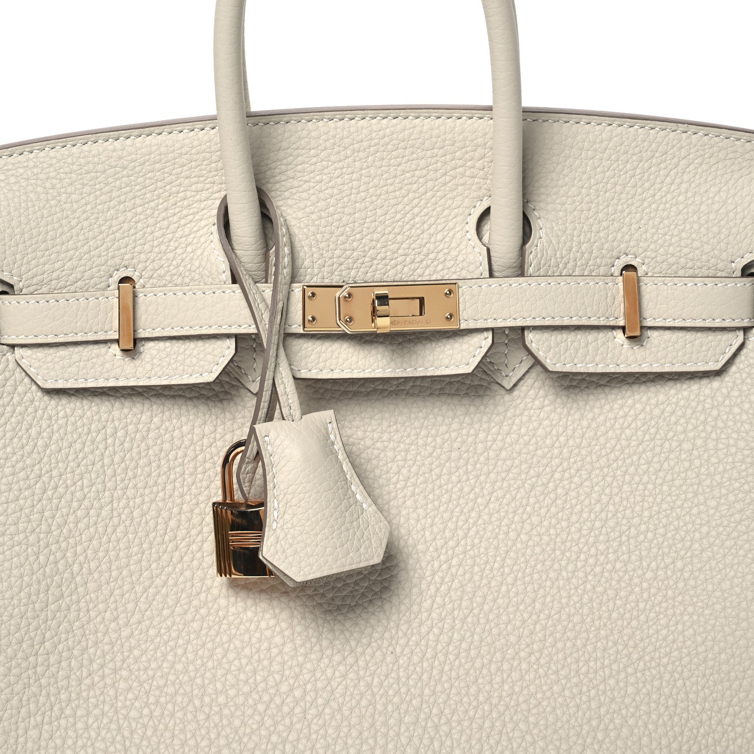 Hermes Togo Birkin 25 Craie 8 of 11