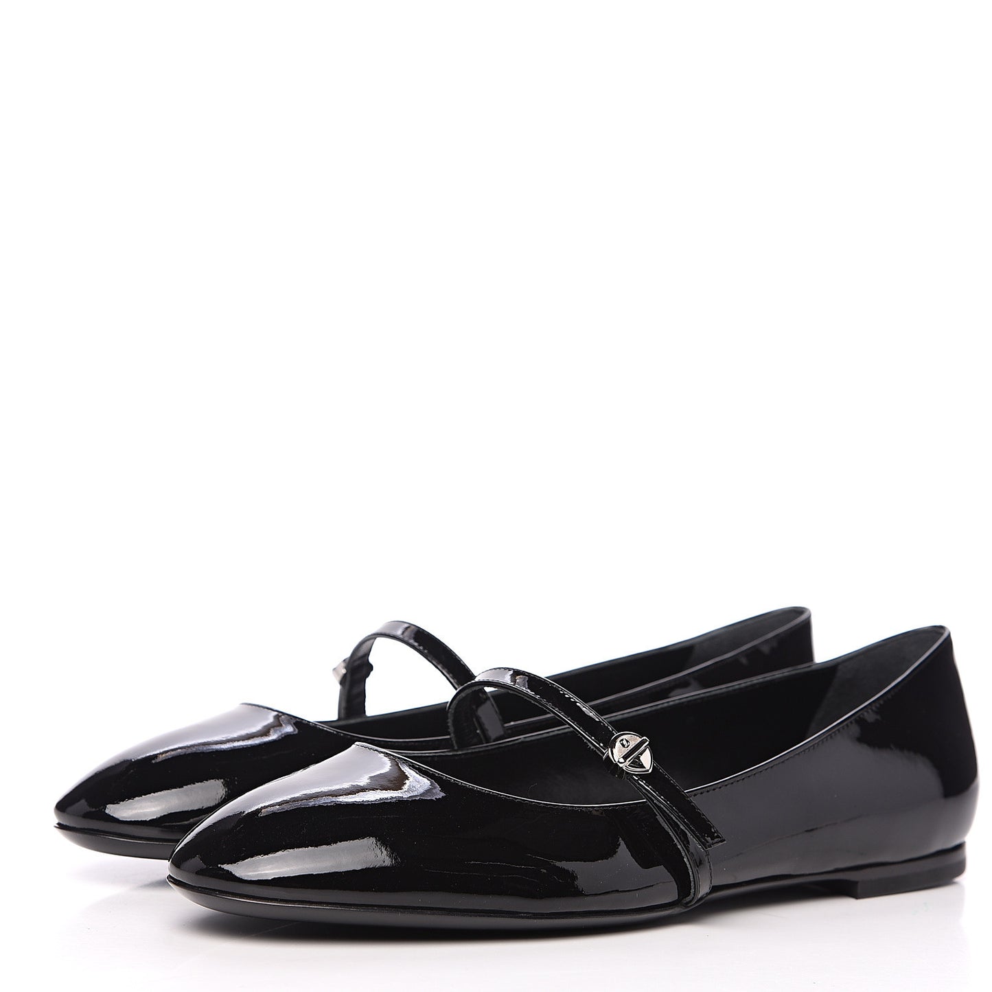 Patent Uniformes Ballet Flats 39 Black
