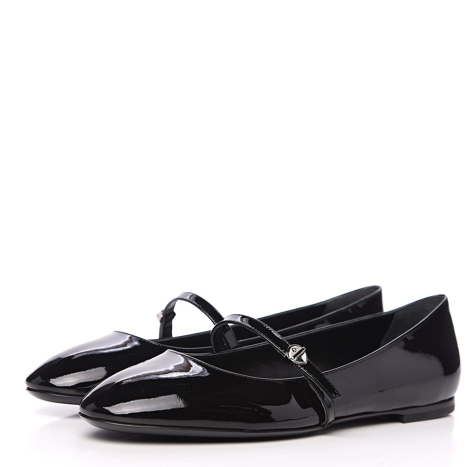 Louis Vuitton Patent Uniformes Ballet Flats 39 Black 3 of 7