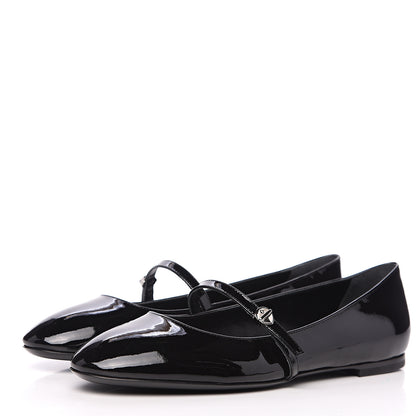 Louis Vuitton Patent Uniformes Ballet Flats 39 Black 3 of 7