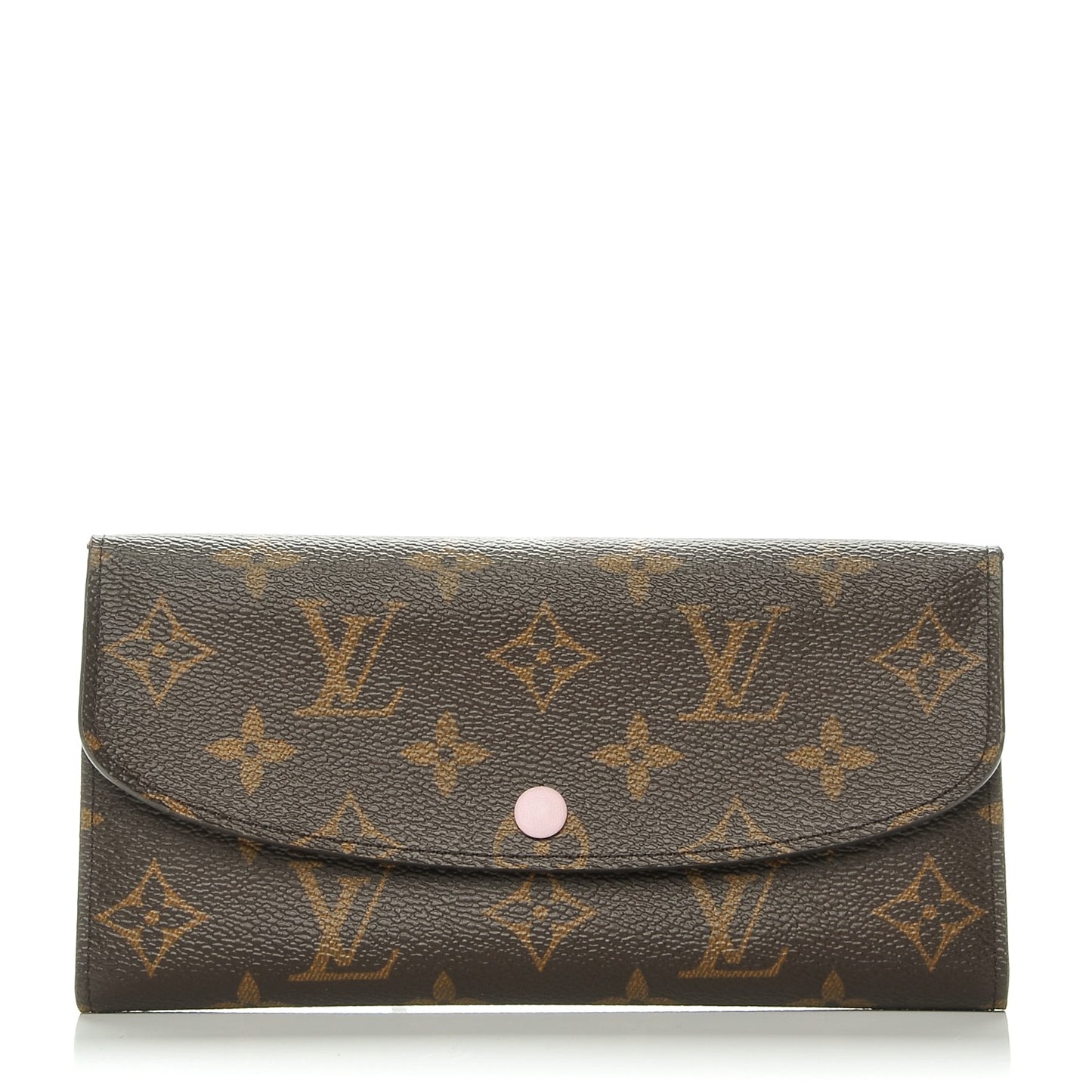 Monogram Emilie Wallet Rose Ballerine