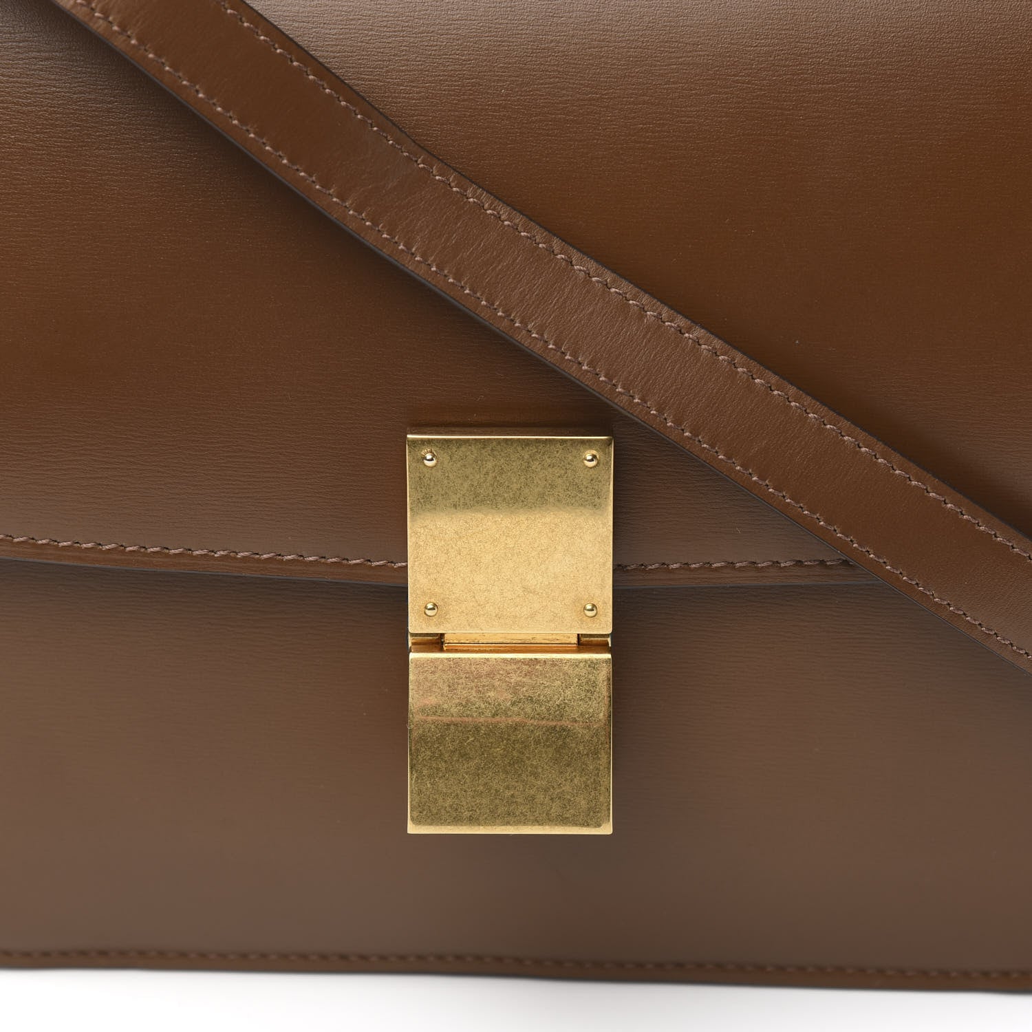 Celine Box Calfskin Medium Classic Box Flap Bag Camel 9 of 9