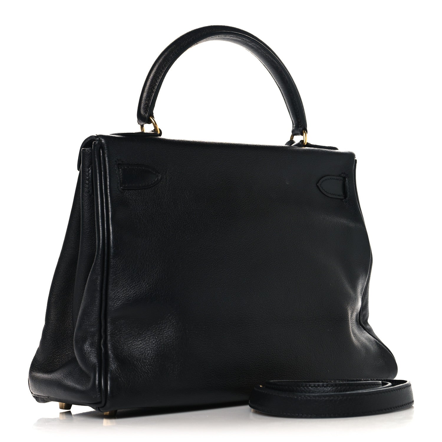Hermes Evercalf Kelly Retourne 28 Black 3 of 15