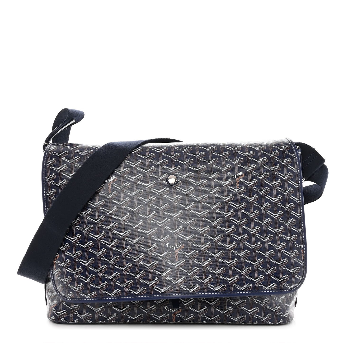 Goyardine Capetien Messenger Bag Navy