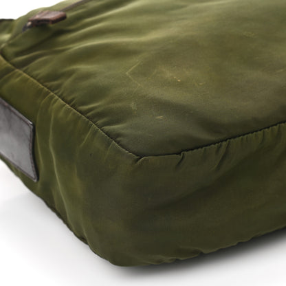 Prada Nylon Vela Messenger Bag Ebano 8 of 11