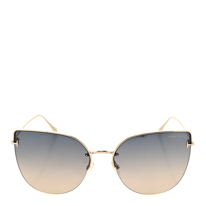 Tom Ford Ingrid Sunglasses TF652 Gold 2 of 9