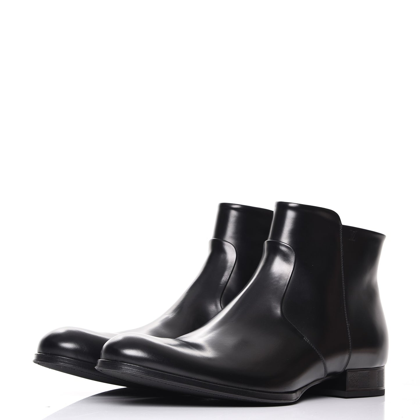 Calfskin Chelsea Ankle Boots 12 Black