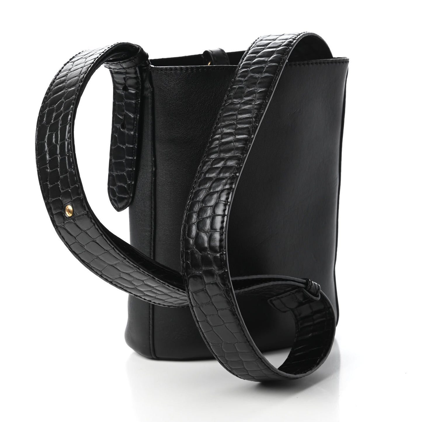 Alter Nappa Medium Ring Bucket Bag Black