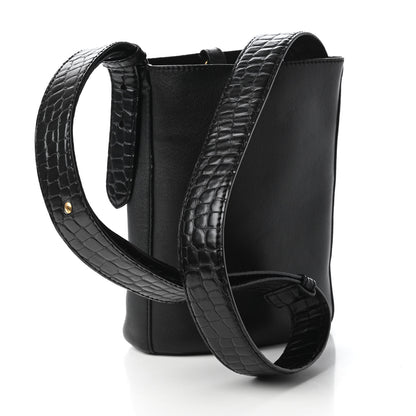 Stella McCartney Alter Nappa Medium Ring Bucket Bag Black 3 of 9