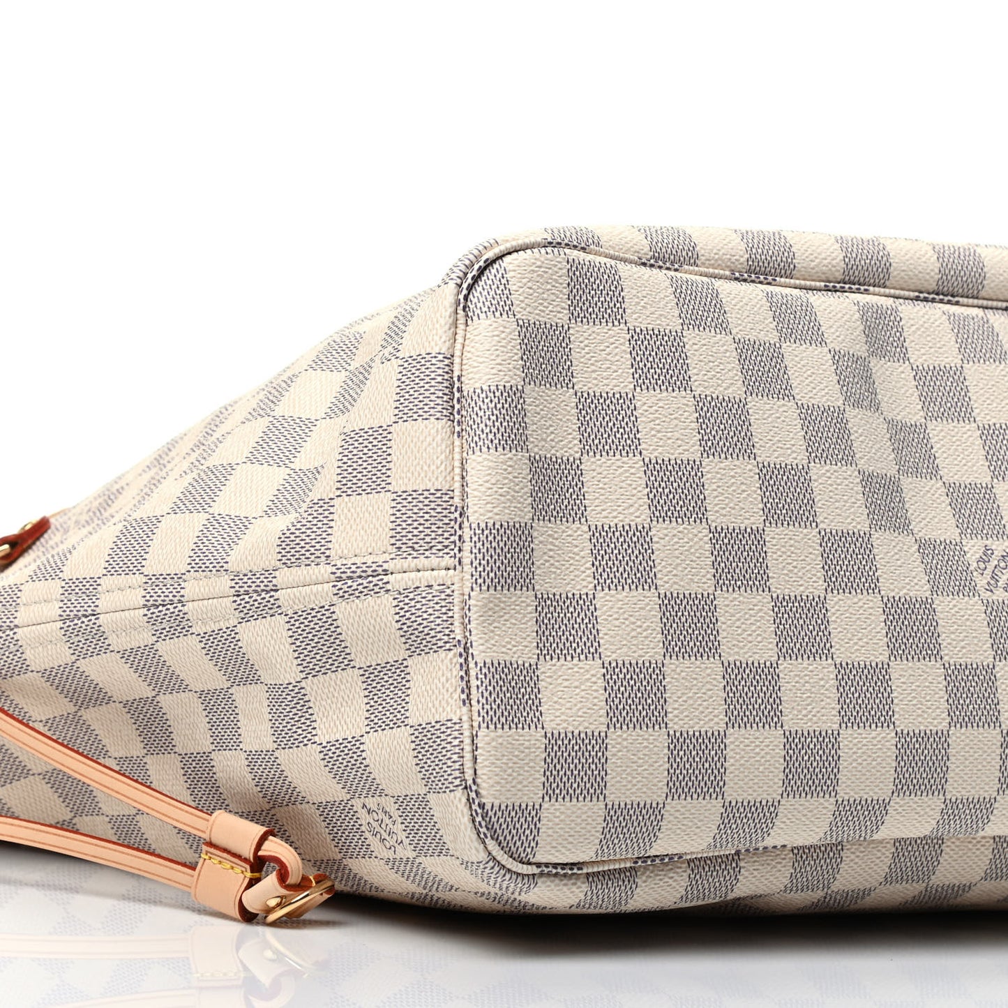 Damier Azur Neo Neverfull MM Rose Ballerine