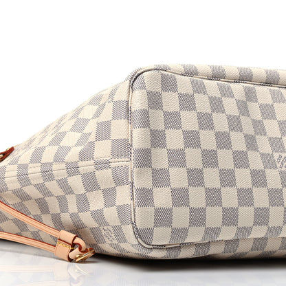 Louis Vuitton Damier Azur Neo Neverfull MM Rose Ballerine 7 of 8