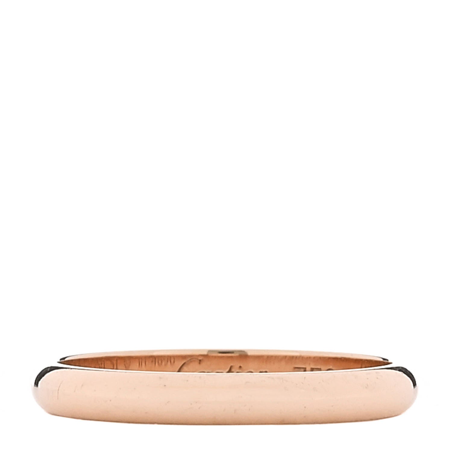 Cartier 18K Pink Gold 2.5mm 1895 Wedding Band Ring 51 5.75 1 of 4