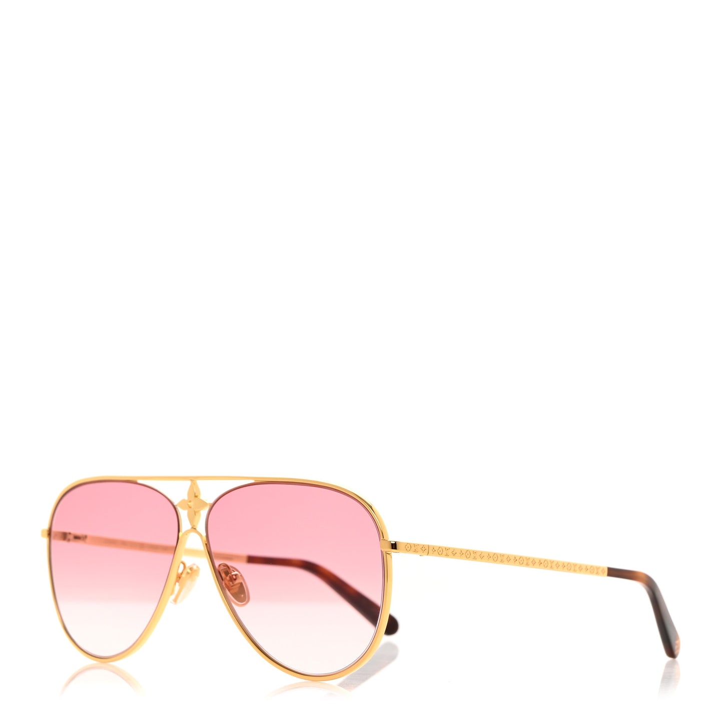 Metal LV Star Pilot Sunglasses Z1868U Pink