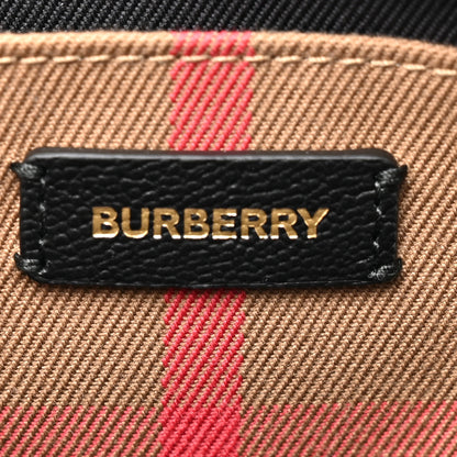 Burberry Calfskin Mega Check Small Banwell Tote Black 6 of 9