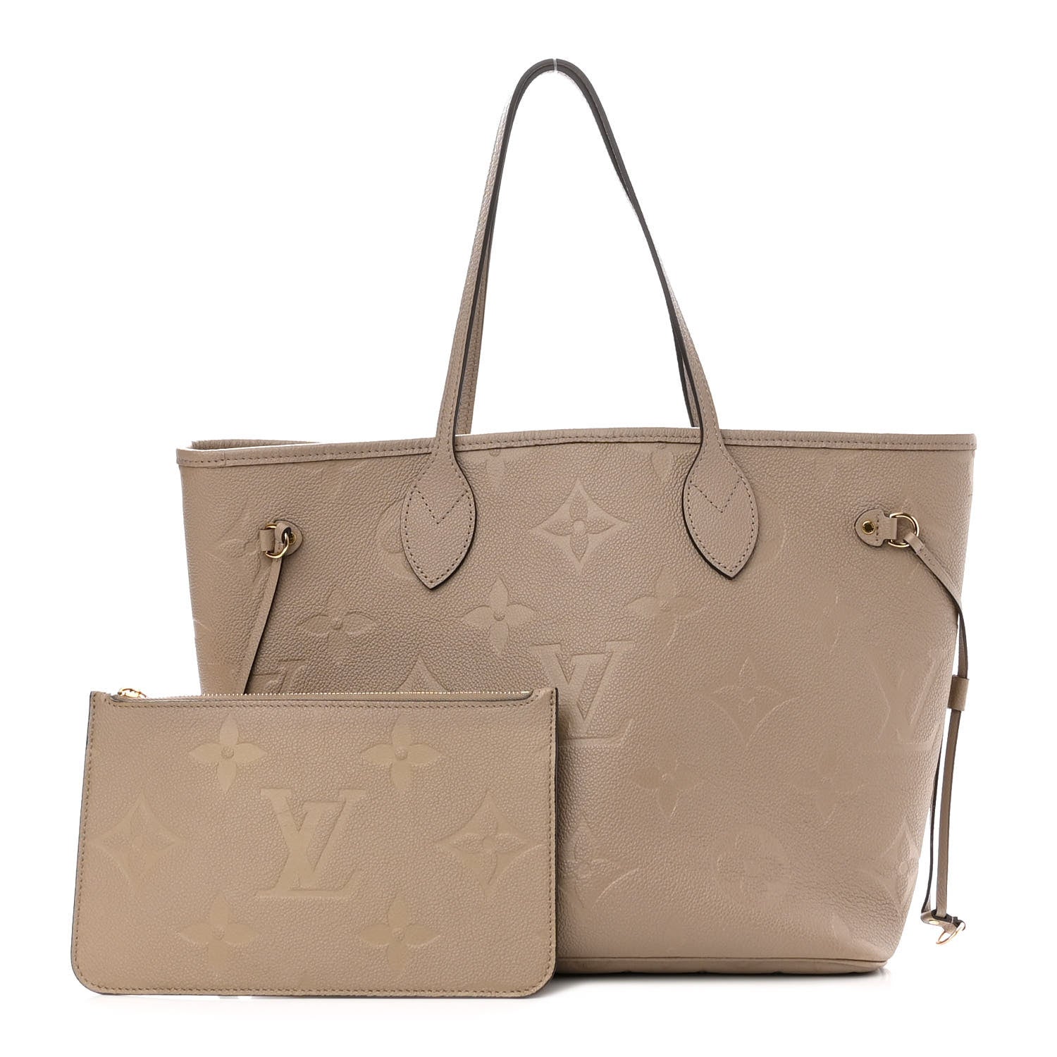 Louis Vuitton Empreinte Monogram Giant Neverfull MM Tourterelle 1 of 12