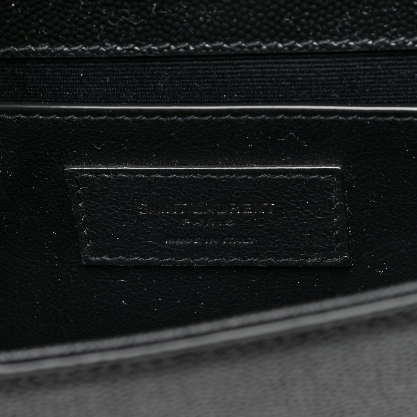 Grain De Poudre Small Monogram Monochrome Kate Satchel Black