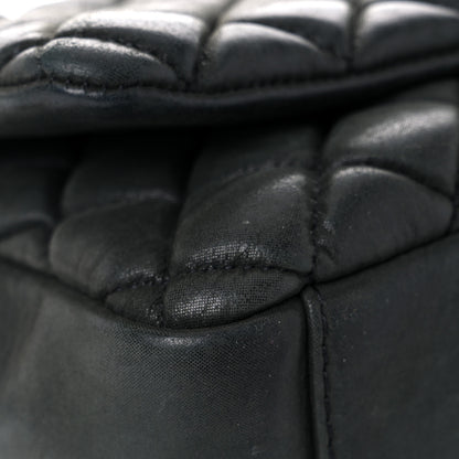 Chanel Iridescent Calfskin Quilted Small New Bubble Flap Anthracite 7 of 21