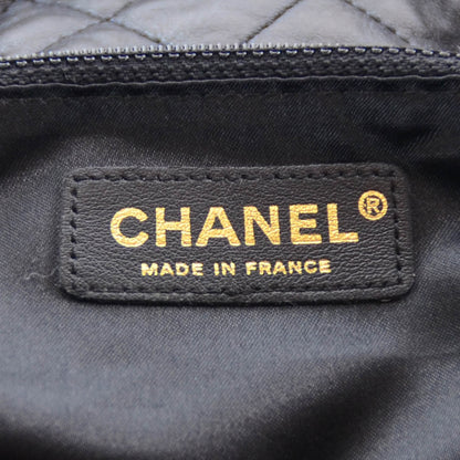 Chanel Distressed Lambskin Lady Braid Bowler Black 6 of 10