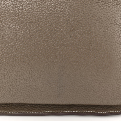 Hermes Taurillon Clemence Jypsiere 34 Etoupe 11 of 13