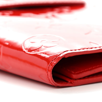Louis Vuitton Vernis Walker Wallet Red 8 of 15