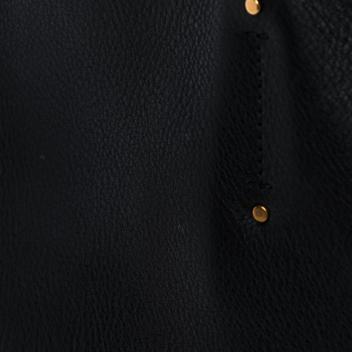 Smooth Calfskin Medium Milo Shopping Tote Black