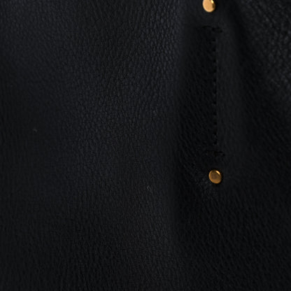 Chloe Smooth Calfskin Medium Milo Shopping Tote Black 14 of 16