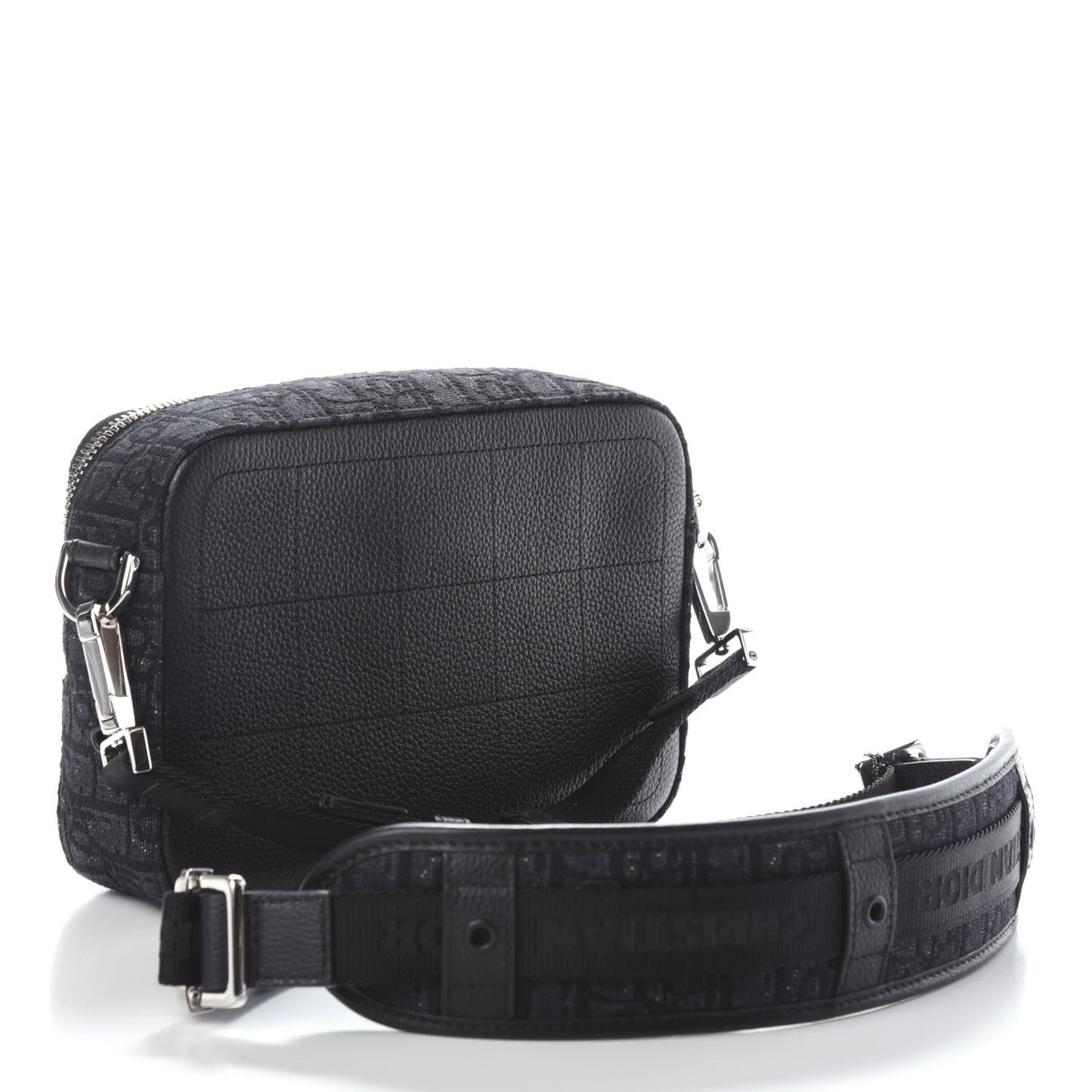 HOMME Oblique Safari Messenger Black