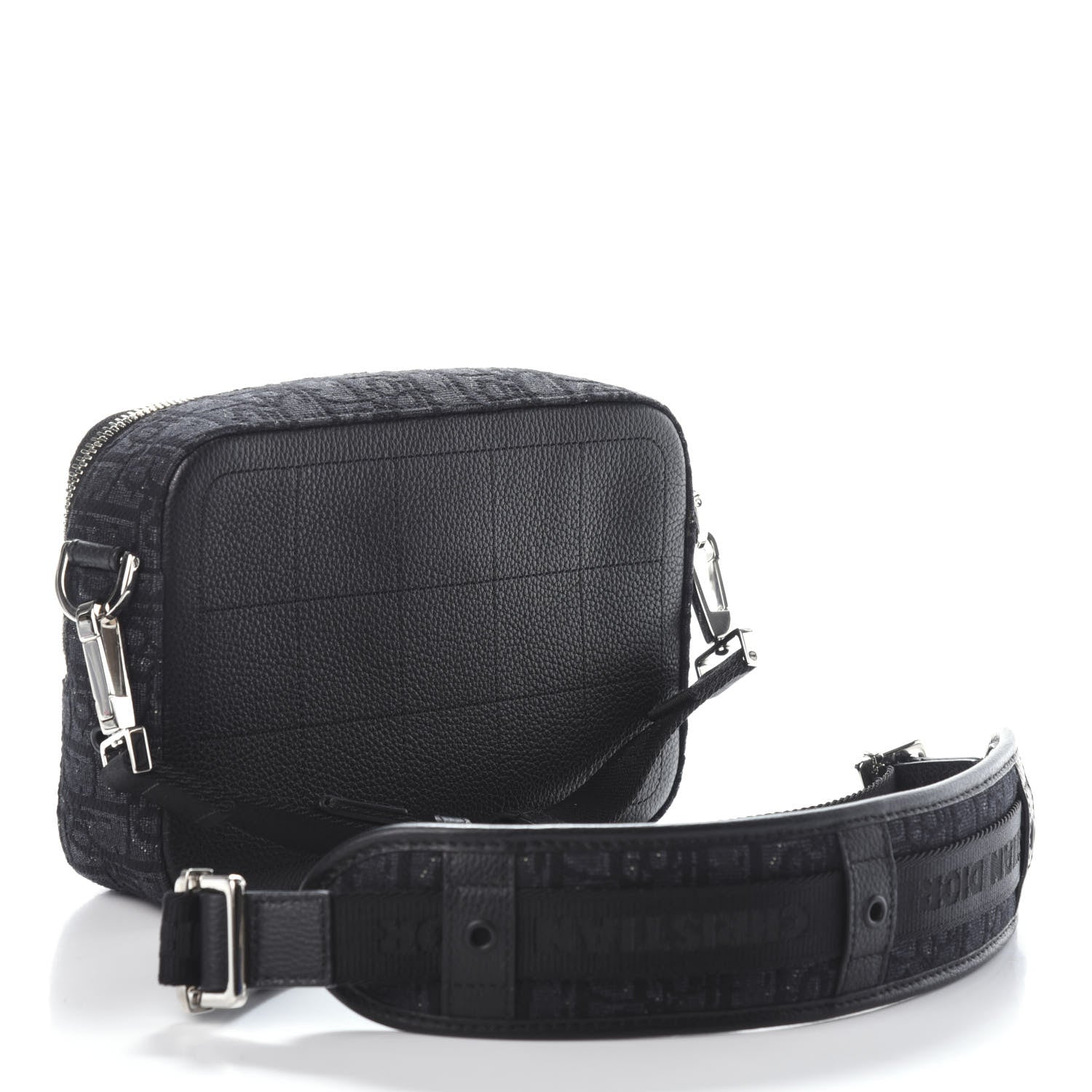 Christian Dior HOMME Oblique Safari Messenger Black 3 of 9