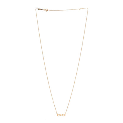 Tiffany 18K Yellow Gold Infinity Pendant Necklace 3 of 5
