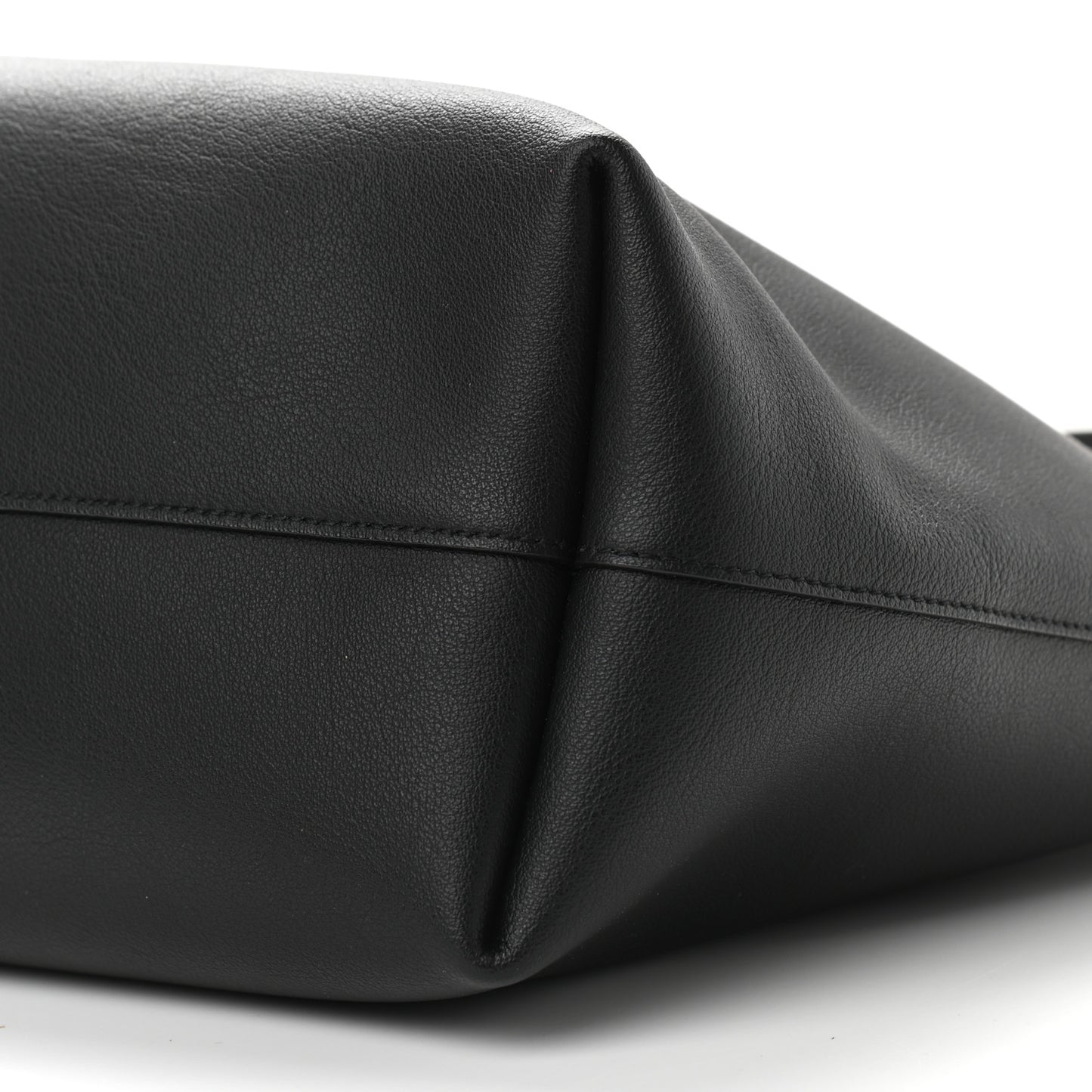 Calfskin Large Shopping Tote Black