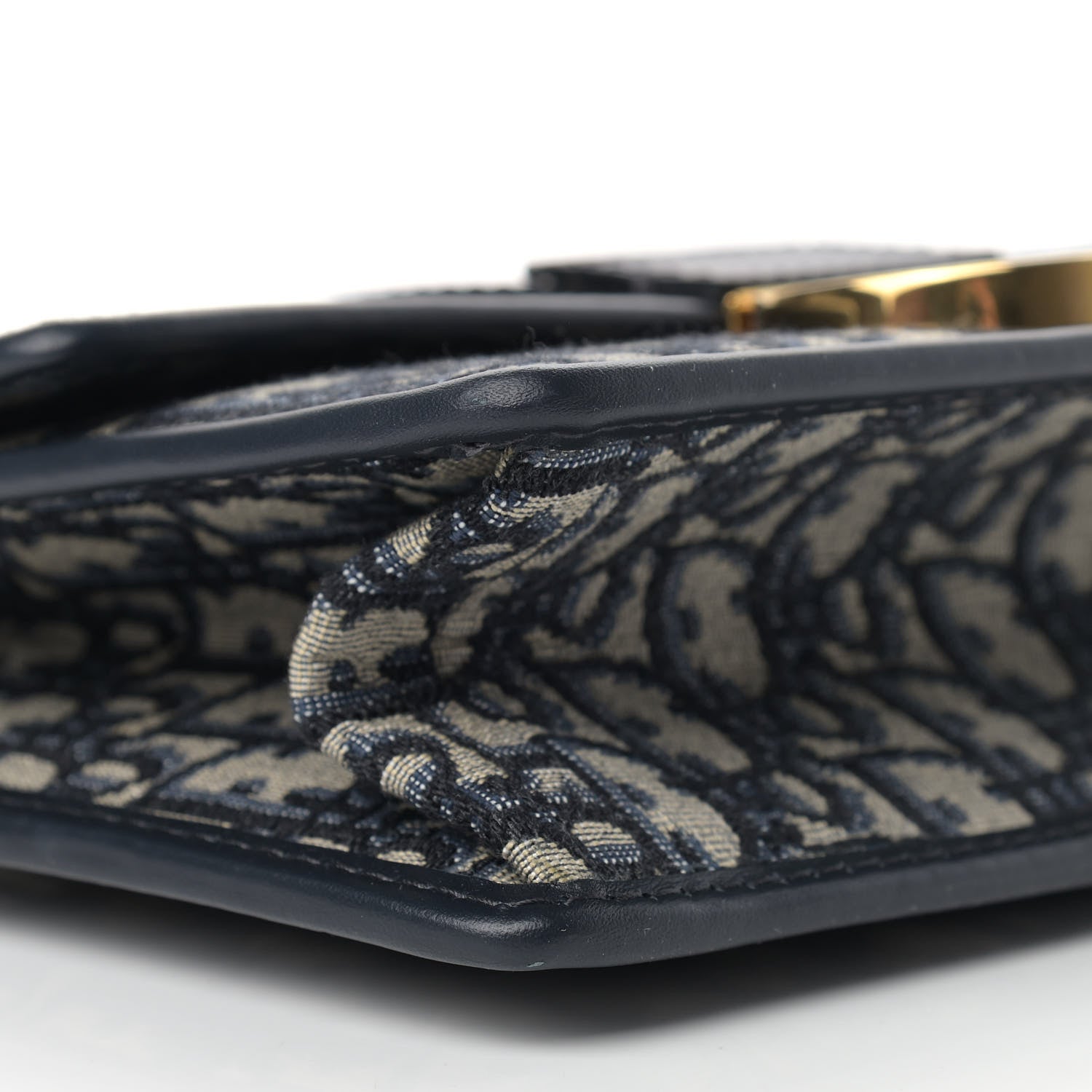 Christian Dior Oblique 30 Montaigne Chain Flap Bag Blue 8 of 10