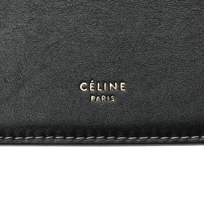Celine Smooth Calfskin Ring Clutch Black 7 of 9