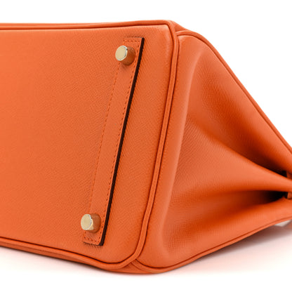 Hermes Epsom BIRKIN 30 Orange 8 of 14