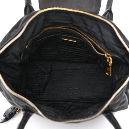 Prada Tessuto Nylon Saffiano Tote Black 5 of 13