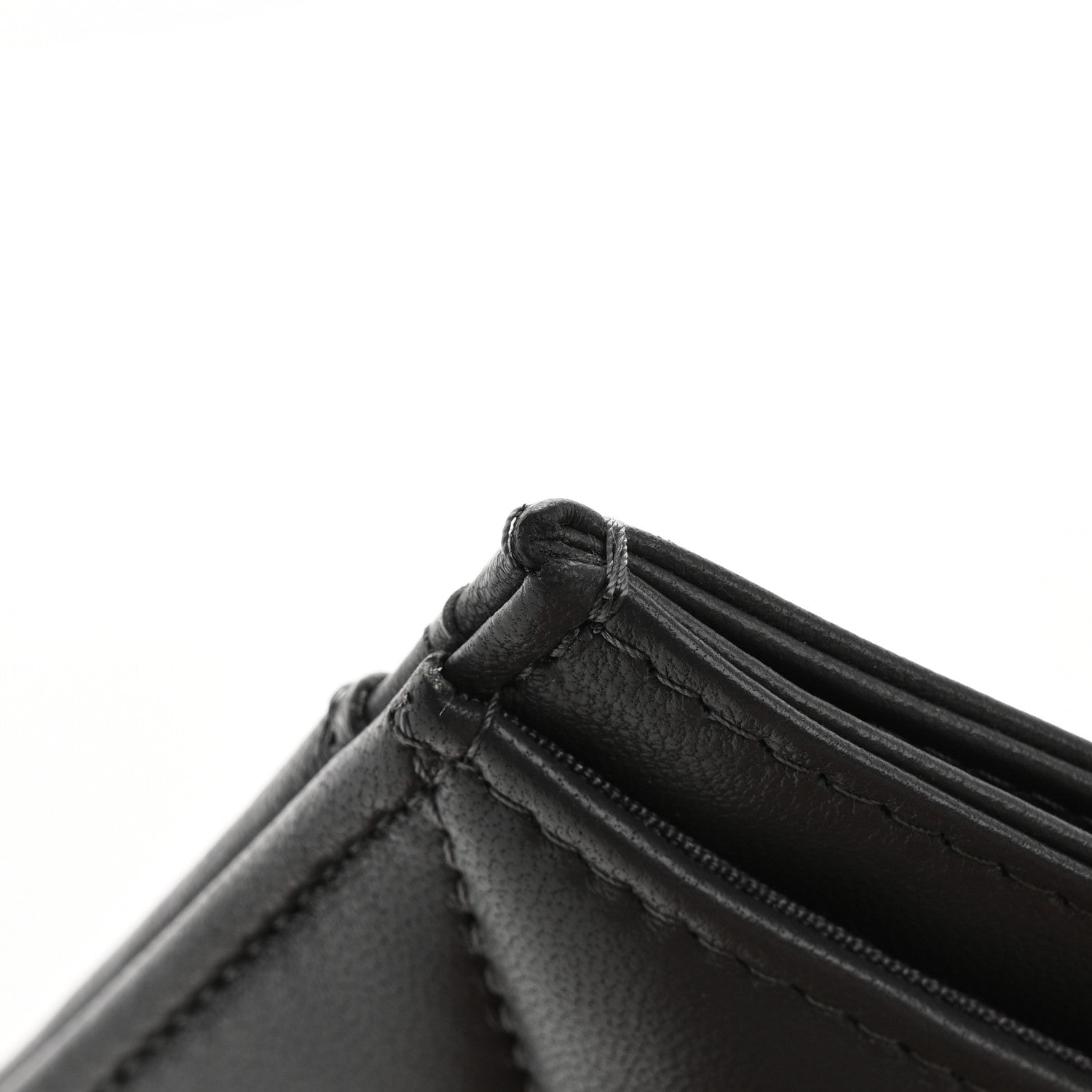 Chanel Lambskin Quilted Chanel 19 Card Holder Dark Grey 10 of 10