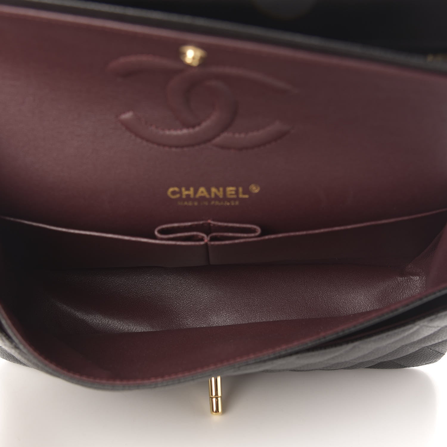 Chanel Caviar Quilted Medium Double Flap Black 5 of 10
