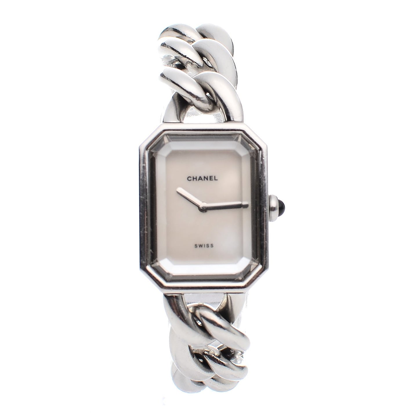 Stainless Steel Mother of Pearl 20mm Chain Premiere Quartz Watch M